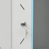 NNEVL 15U Network Cabinet with Swivel Feet 19" IP20 60x45x86 cm