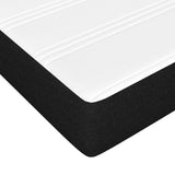 NNEVL Box Spring Bed with Mattress Black 106x203 cm King Single Size Fabric