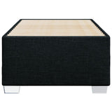 NNEVL Bed Frame without Mattress Black 90x190 cm Fabric
