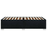 NNEVL Bed Frame without Mattress Black 90x190 cm Fabric