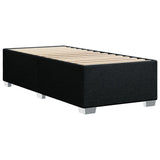 NNEVL Bed Frame without Mattress Black 90x190 cm Fabric