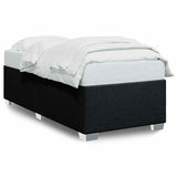 NNEVL Bed Frame without Mattress Black King Single Fabric