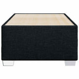 NNEVL Bed Frame without Mattress Black King Single Fabric