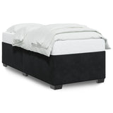 NNEVL Bed Frame without Mattress Black King Single Velvet