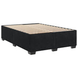 NNEVL Bed Frame without Mattress Black Queen Velvet