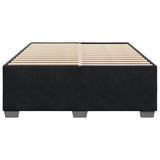 NNEVL Bed Frame without Mattress Black Queen Velvet