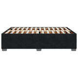 NNEVL Bed Frame without Mattress Black Queen Velvet