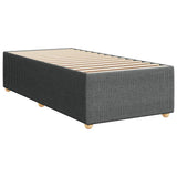 NNEVL Bed Frame without Mattress Dark Grey 90x190 cm Fabric