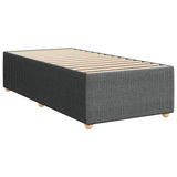 NNEVL Bed Frame without Mattress Dark Grey King Single Fabric