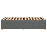 NNEVL Bed Frame without Mattress Dark Grey King Single Fabric
