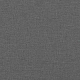 NNEVL Bed Frame without Mattress Dark Grey King Single Fabric
