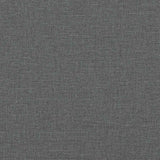 NNEVL Bed Frame without Mattress Dark Grey Double Fabric