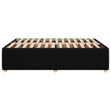 NNEVL Bed Frame without Mattress Black Queen Fabric