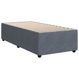 NNEVL Bed Frame without Mattress Dark Grey King Single Velvet
