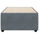 NNEVL Bed Frame without Mattress Dark Grey King Single Velvet