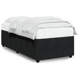 NNEVL Bed Frame without Mattress Black King Single Velvet