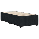 NNEVL Bed Frame without Mattress Black King Single Velvet
