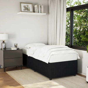 NNEVL Bed Frame without Mattress Black King Single Velvet