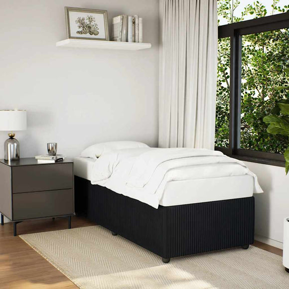 NNEVL Bed Frame without Mattress Black King Single Velvet