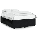 NNEVL Bed Frame without Mattress Black Queen Velvet