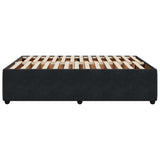 NNEVL Bed Frame without Mattress Black Queen Velvet