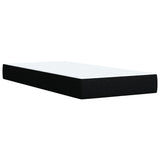 NNEVL Box Spring Bed with Mattress Black King Single Fabric