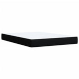 NNEVL Box Spring Bed with Mattress Dark Grey Double Fabric