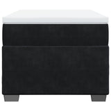 NNEVL Box Spring Bed with Mattress Black King Single Velvet