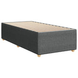 NNEVL Box Spring Bed with Mattress Light Grey King Single Fabric