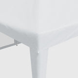 NNEVL Party Tent with 12 Mesh Sidewalls White 8x4 m HDPE