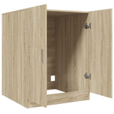 NNEVL Washing Machine Cabinet Sonoma Oak 70.5x71.5x91.5 cm