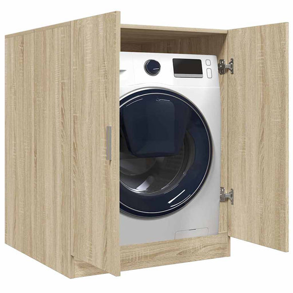 NNEVL Washing Machine Cabinet Sonoma Oak 70.5x71.5x91.5 cm