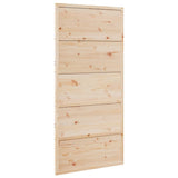 NNEVL Barn Door 100x208 cm Solid Wood Pine