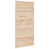 NNEVL Barn Door 100x208 cm Solid Wood Pine