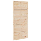 NNEVL Barn Door 90x208 cm Solid Wood Pine