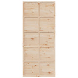 NNEVL Barn Door 90x208 cm Solid Wood Pine