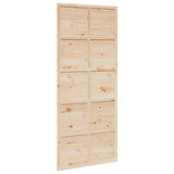 NNEVL Barn Door 90x208 cm Solid Wood Pine