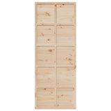 NNEVL Barn Door 80x208 cm Solid Wood Pine