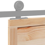 NNEVL Barn Door 80x208 cm Solid Wood Pine