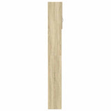 NNEVL Washing Machine Cabinet Sonoma Oak 64x25.5x190 cm Engineered Wood