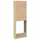 NNEVL Washing Machine Cabinet Sonoma Oak 64x25.5x190 cm Engineered Wood