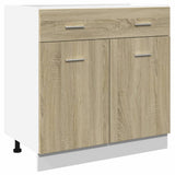 NNEVL Drawer Bottom Cabinet Lyon Sonoma Oak 80x46x81.5 cm Engineered Wood