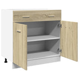NNEVL Drawer Bottom Cabinet Lyon Sonoma Oak 80x46x81.5 cm Engineered Wood