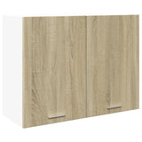 NNEVL Hanging Cabinet Lyon Sonoma Oak 80x31x60 cm Engineered Wood