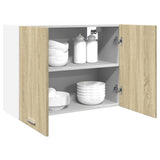 NNEVL Hanging Cabinet Lyon Sonoma Oak 80x31x60 cm Engineered Wood