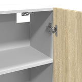 NNEVL Hanging Cabinet Lyon Sonoma Oak 80x31x60 cm Engineered Wood