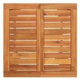 NNEVL 3 Piece Garden Bar Set Black Solid Wood Acacia and Poly Rattan