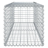 NNEVL Gabion Basket with Cover 200x50x50 cm Galvanised Iron