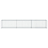 NNEVL Gabion Basket with Cover 300x50x50 cm Galvanised Iron