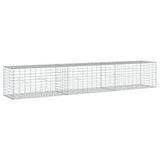 NNEVL Gabion Basket with Cover 300x50x50 cm Galvanised Iron